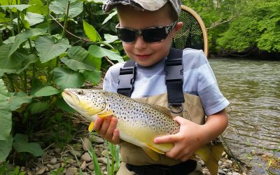 Aiden’s First Brown Trout