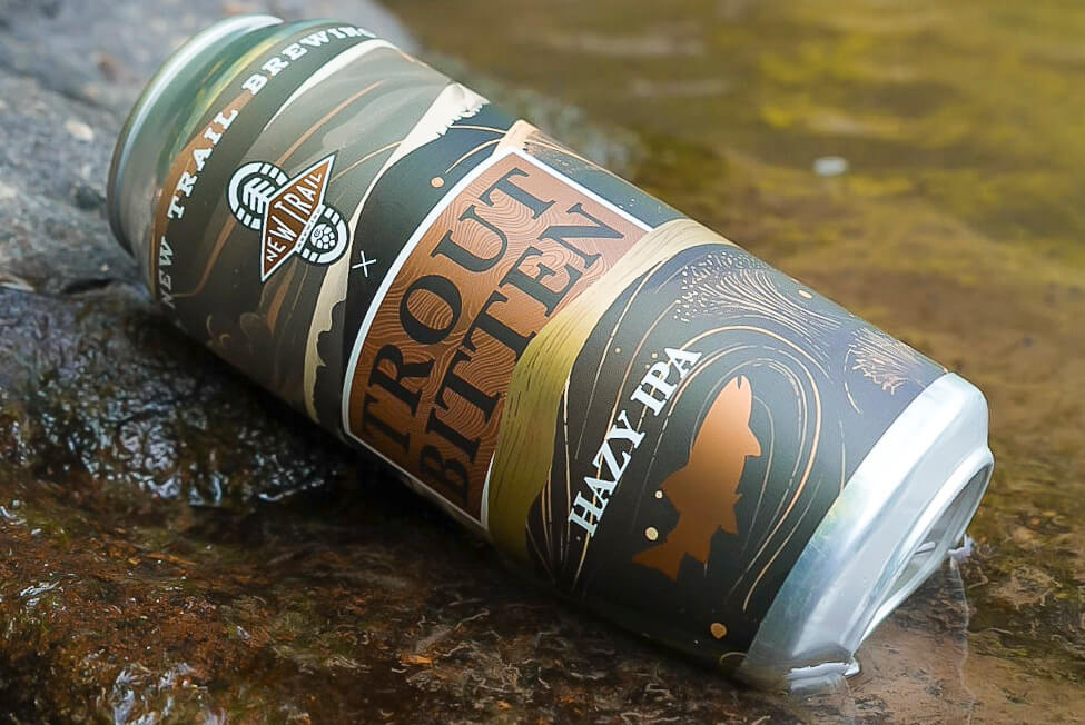 The Troutbitten Hazy IPA with New Trail Brewing Company is Here